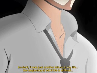 A mature Bear daddy caught his twink roommate sniffing his underwear - Hentai Bara Yaoi Hostel ep 2