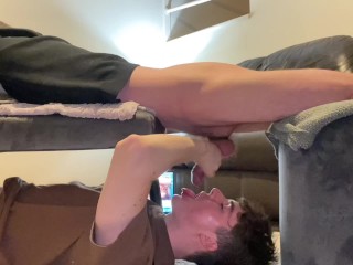 Big Dick Sucked to Big Cumshot