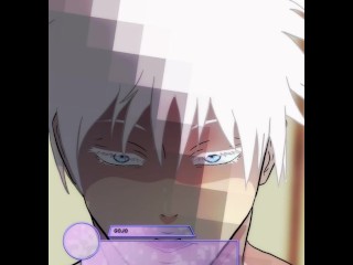 Animated - Satoru Gojo sucks Toji's fat cock - Preview