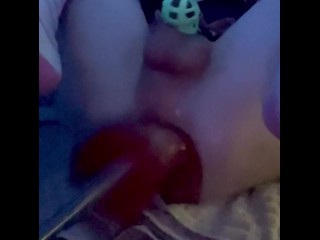 rough n sloppy femboy fuck machine compilation