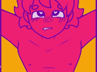 Boy stuck in wall gets fucked by stranger animation