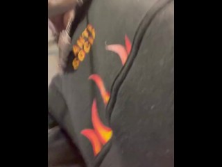 Teen almost  get Caught busting a big nut in the public bathroom FOLLOW MY IG -_YEAHITZRELL