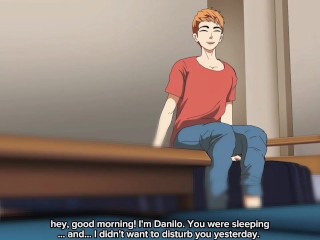 The 19 year old twink is wanting the cock of a 55 year old straight mature bear  - Hentai Bara yaoi